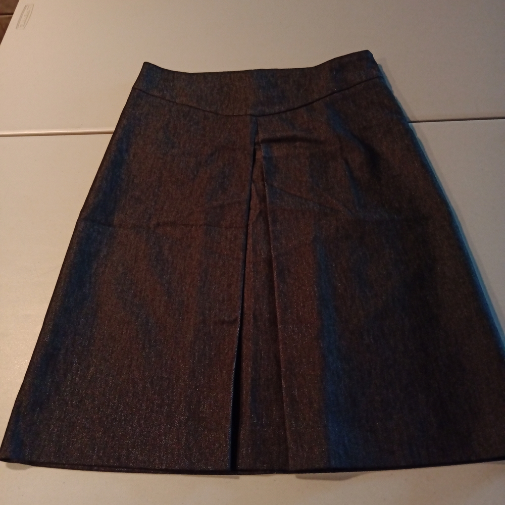 Zara Dark Brown A-Line Skirt. Small